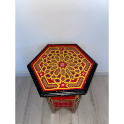 Table d'appoint orientale ' rouge '