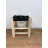 Tabouret en corde de nylon