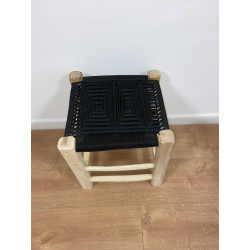 Tabouret en corde de nylon