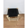 Tabouret en corde de nylon