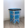 Table d'appoint orientale ' bleu '