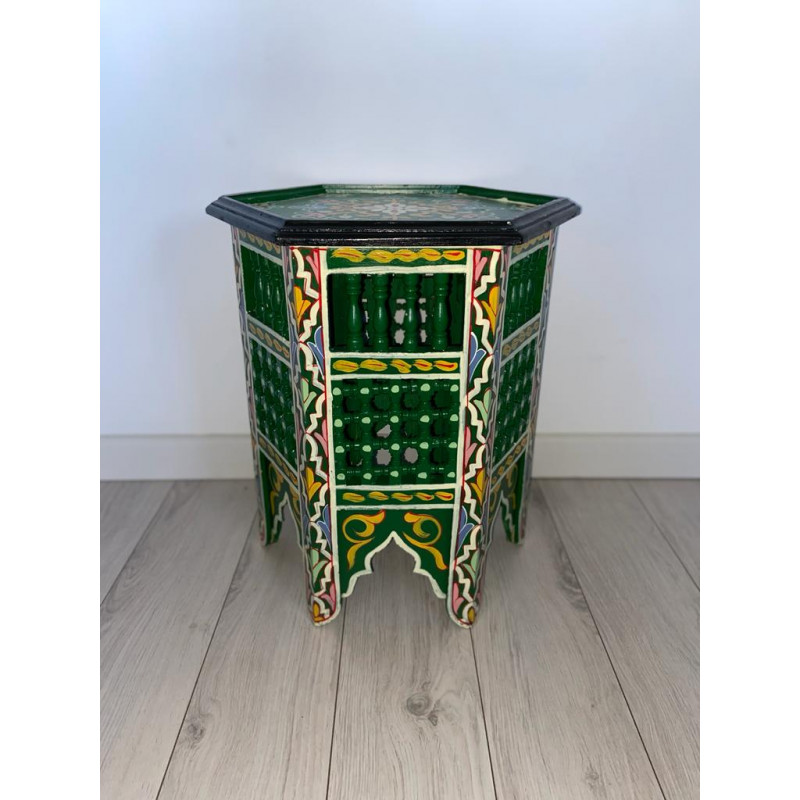 Table d'appoint orientale ' verte '