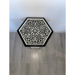 Table d'appoint orientale ' blanche '